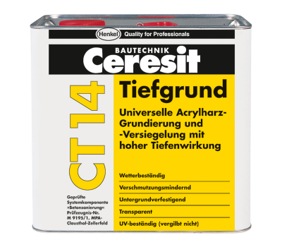 CERESIT CT-14 Грунт глибокопроникающий на растворителях, 5л