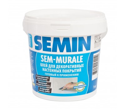 SEMIN SEM-MURALE ТМ Клей готовий для склошпалер та тканин , 10кг