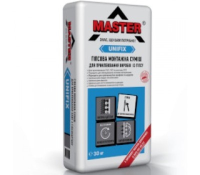 MASTER UNIFIX Клей для гипсокартона и откосов, 30кг