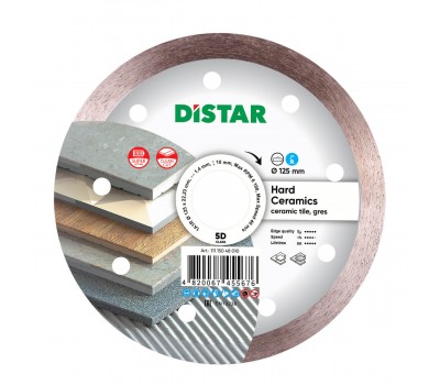 Круг алмазный Distar 1A1R 125x1,4/1,0x8x22,23 Hard ceramics
