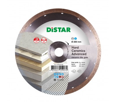 Круг алмазный Distar 1A1R 200x1,3x10x25,4 Hard ceramics Advanced