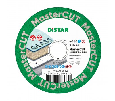 Круг алмазный Distar 1A1R V 125x1,6/1,0x15x22,23 MasterCUT
