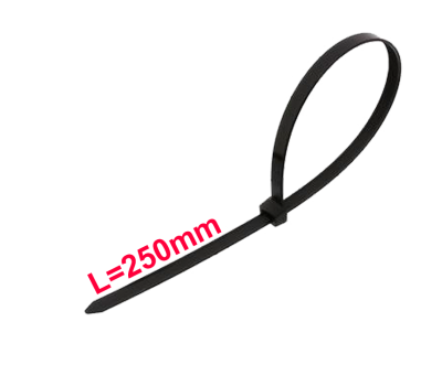 Хомут ХКН-L 3,5х250 нейлон черный