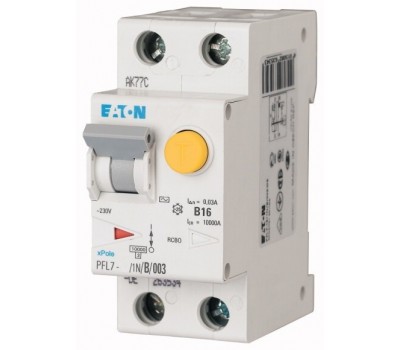 Дифференциальный автомат "HNB" 6кА, 2Р, 20А, С, 30mA, тип "АC". Eaton
