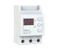 Реле напряжения однофазное D40А (3 модулі). ZUBR