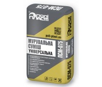 ПОЛІПЛАСТ ПСМ-075 Кладочна суміш універсальна 25кг