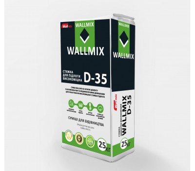 Wallmix D35 Стяжка армированная, высокопрочная. М-350