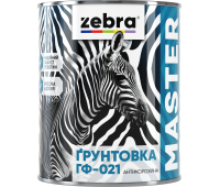 ZEBRA ГРУНТОВКА ГФ-021 АНТИКОРОЗИЙНАЯ 2,6 кг серия MASTER   1217 М17 Серый