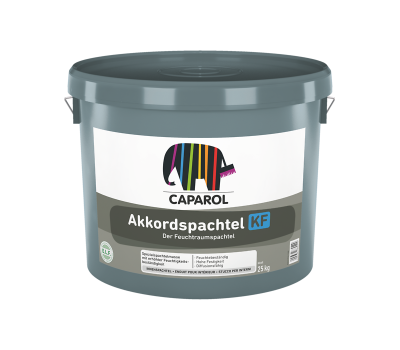 Caparol Шпаклевка влагостойкая акриловая интерьерная Akkordspachtel KF E.L.F. Естественно белая, 25 кг.