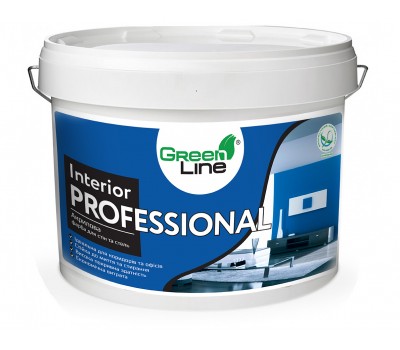 GREEN LINE Інтер'ерная акрилова фарба Interior Professional 10л