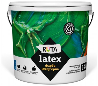 RUTA Краска 14 кг интерьерная Latex