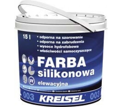 Kreisel 003 Фарба силіконова фасадна д/покриття мін.штукат. 15л База В