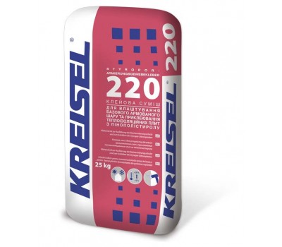 Kreisel 220 Клейова суміш армуюча для ППС 25кг