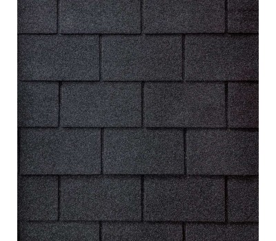 Битумная черепица SIM SHINGLE "4-TAB" QUADRIATERIAL (2,61 м.кв.) графит