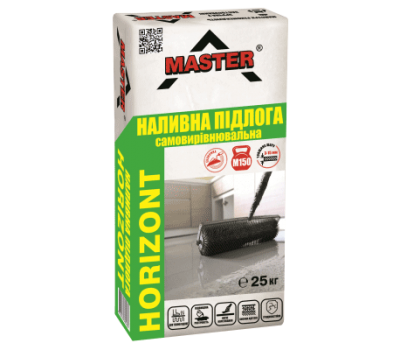 MASTER  HORIZONT Самовирівнююча суміш для підготовки підлог сір., 25кг
