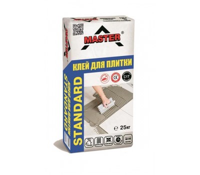 MASTER STANDARD Клей для плитки. Для внутрішніх і зовнішніх робіт, 25кг