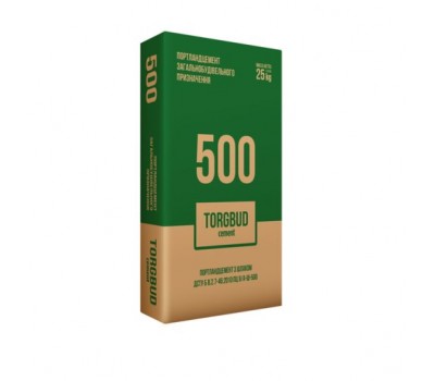 Цемент М-500/ ПЦ I-500Р/ 25кг TORGBUD