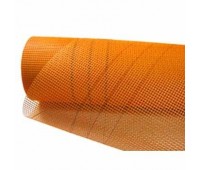 Штукатурная сетка 160 г/м2 WORKS ОРАНЖЕВАЯ, 5ммх5мм, рулон 1м*50м