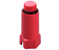 Заглушка Vsplast PPR 1/2 " удлиненная(красная)1028