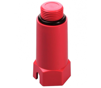 Заглушка Vsplast PPR 1/2 " удлиненная(красная)1028
