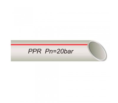 Труба VSplast PPR-AL-PIPE ф20 GERMANY STD с алюм.фольгой (красная упаковка) 4м