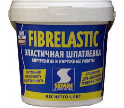 Шпаклевка готовая эластичная SEMIN FIBRELASTIC, 5кг Шпаклевка готовая эластичная SEMIN FIBRELASTIC, 5кг