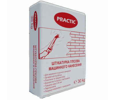 Штукатурка гипс PRACTIC машинного нанесения 30кг