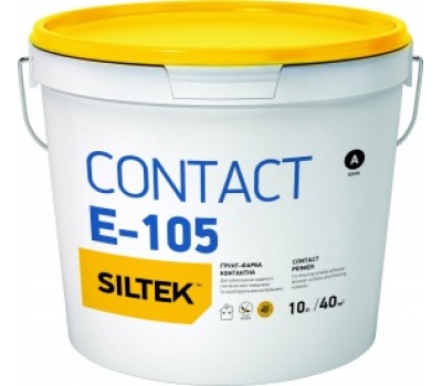 SILTEK E-105/10л Грунт-краска Contact , база ЕА (бетоноконтакт)