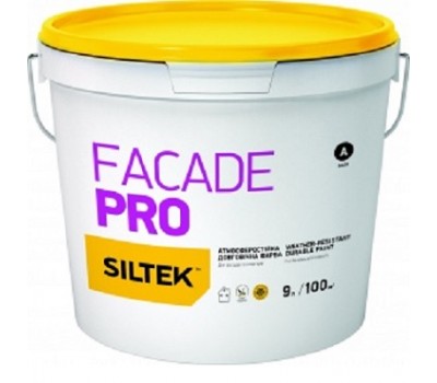 SILTEK Faсade Pro Silicon-Фарба силіконмодифікована фасадна 9л