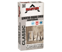MASTER CLASSIC 3в1 Цементно-песчаная смесь (ЦПС), для выравнивания поверхностей (серая), 25кг