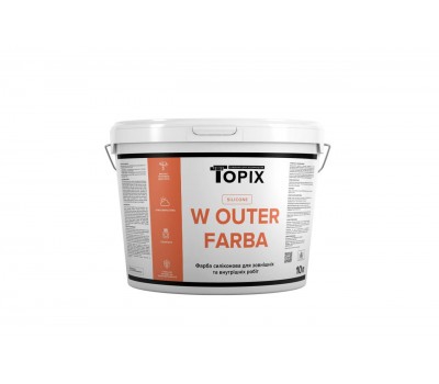 Topix W Outer Farba Silicone Краска силиконовая 10л
