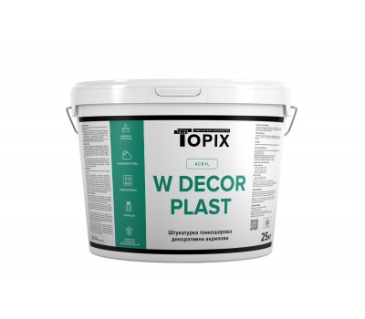 Topix W Decor Plast  Acryl Штукатурка декоративна акрилова 25кг
