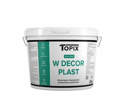 Topix  W Decor Plast  Silicone-Silicate Штукатурка декоративная силикон-силикатная 25кг