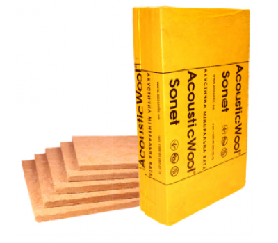 AcousticWool Sonet F (Флор) Професійна акустична мінеральна вата, 6м2