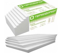 Пенопласт EPS S, 1000*500*100 8 кг*м3. Термоформат уп 6шт 0,05м3шт 3 м.кв в уп
