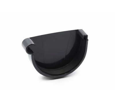 RainWay Заглушка желоба левая графит 130 мм